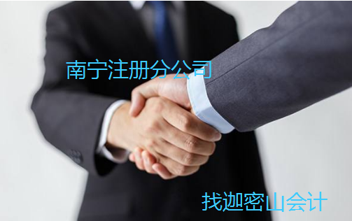 南寧注冊分公司需要什么資料？